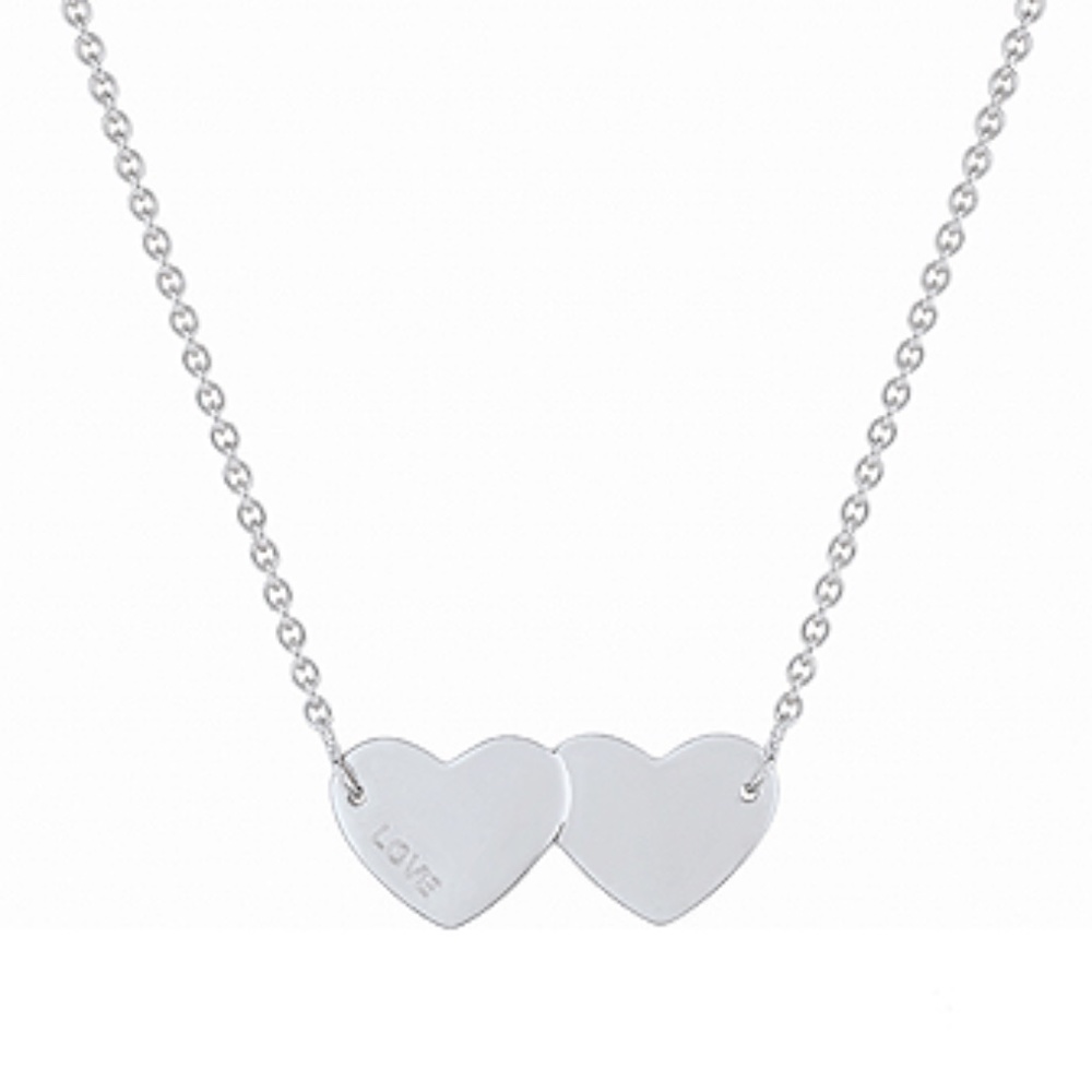 Zadig & Voltaire Double Heart Necklace